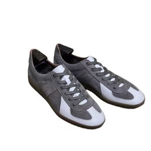 Chaussures d'entraînement allemandes personnalisées pour hommes, fabriquées à la main, style rétro, bout pointu/carré, lacets, baskets antidérapantes, légères et respirantes - Product Image 5