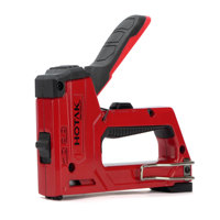 Pistolet agrafeur 4-en-1 robuste pour tapisserie, réglage manuel, idéal pour le bois, l'artisanat et la menuiserie - Vente chaude directe usine
