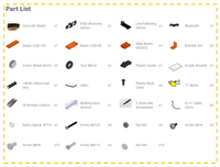 Kit Mobil Robot Edukatif yang Dapat Diprogram DIY, 2WD/4WD micro:Bit Robot mini, Papan Ekspansi Microbit V2