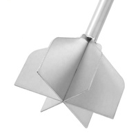 Hachoir à viande en acier inoxydable 304, outil à 6 lames, presse-purée 26 cm, écraseur de pommes de terre et de viande pour viande hachée, poulet, légumes