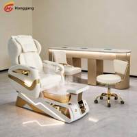 Fauteuil de pédicure professionnel pour salon de beauté, avec fonction spa pour les pieds et brumisation