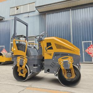 <span class=keywords><strong>1</strong></span>.5 2 3ตันเครื่องอัดอากาศขนาดเล็กระบบลูกกลิ้งถนนแบบสั่นสะเทือนแบบถังคู่ขนาดเล็ก - Product Image 5