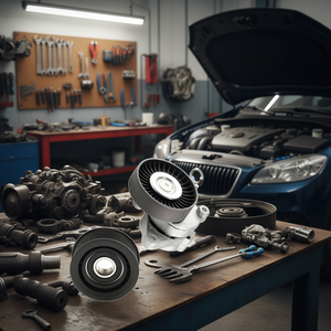 Kit de galets tendeurs et de galets de guidage Mercedes S350 A1122000970 Neuf pour courroies et systèmes de tension - Product Image 2