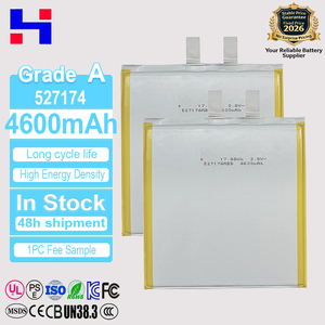 แบตเตอรี่แล็ปท็อปแบบกึ่งโซลิดสเตท HS 527174 3.8V 4600mAh 300 รอบการใช้งาน รับประกัน 12 เดือน ได้รับการรับรองมาตรฐาน CE MSDS สำหรับโน้ตบุ๊กและแท็บเล็ต 52 - Product Image 1