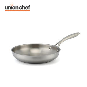 Sartén <span class=keywords><strong>de</strong></span> Acero Inoxidable <span class=keywords><strong>de</strong></span> 3 Capas con Acabado Satinado <span class=keywords><strong>de</strong></span> 8 Pulgadas, 2.0-3.0L, Estilo Americano, <span class=keywords><strong>Precio</strong></span> al por Mayor, UNION <span class=keywords><strong>CHEF</strong></span> - Product Image 2