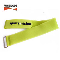 Sangle de bagage en polyester et nylon avec boucle auto-agrippante double face et boucle inversée pour rangement