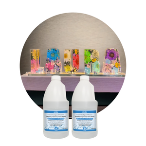 Pha Lê rõ ràng Mùi thấp chống vàng nhựa Epoxy cứng AB keo để làm đồ trang sức & thủ công tự làm nhanh chóng chữa & minh bạch - Product Image 1