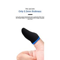 Fundas para Dedos de Juego, Controlador de Juegos, Transpirables, Anti-Sudor, para Pantallas Táctiles de Juegos Móviles