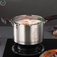 Casserole à pression électrique en acier inoxydable 304 de qualité alimentaire, résistante à la chaleur, avec poignée en bois, pour une cuisson rapide, utilisation domestique et commerciale