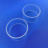 Tube en verre de quartz CE ROHS, transparent, en silice fondue, haute température, pour le marché européen, taille personnalisée