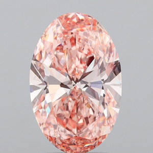 Diamante Rosa Vívido de Laboratorio de Primera Calidad, Corte Oval Brillante, 2.90 Quilates, con Brillo Excepcional para Joyería Fina - Product Image 1