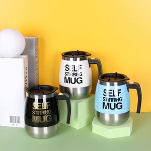Nueva Taza Ecológica de Acero Inoxidable con Autoagitación, Magnética, Inalámbrica, USB y con Bandeja - Product Image 4