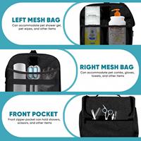 Sac de transport pour accessoires de voyage/toilette pour animaux de compagnie - Compatible avec l'aspirateur pour toilettage de chiens Oneisall/Neabot, grande capacité, résistant à l'eau