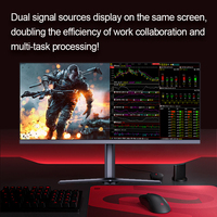 Écrans incurvés 24 32 34 pouces Moniteur LCD PVA 180 Hz 240 Hz 4K 1080P 3440*1440P ultra large Écran de jeu de bureau