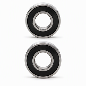 Roulement à billes à gorge profonde 6003-2RS 17x35x10mm en acier chromé GCr15, double étanchéité en caoutchouc, anti-poussière, pour moteur, pompe, boîte de vitesses et ventilateur - Product Image 4