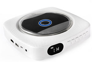 Reproductor de CD Portátil Blanco con Bluetooth, Recargable, Dispositivo de Audio <span class=keywords><strong>HiFi</strong></span> para Uso en Interiores y Exteriores, con Puerto USB y Conector para Auriculares - Product Image 3