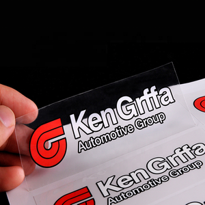 Miếng Dán Màu Trong Suốt Vinyl Chống Thấm Nước Tùy Chỉnh Có <span class=keywords><strong>Logo</strong></span> Cho Nhãn Bao Bì Hộp Nhãn Hiệu Chai - Product Image 2