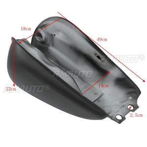 Tanque de Gasolina para Motocicleta de 9L 2.4Gal, Tanque de Combustible Estilo Cafe Racer con Tapa de Tanque de Aceite para Suzuki GN125 GN250 - Product Image 6