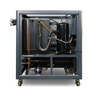 Refroidisseur d'eau industriel compact 5 kW à haute précision, à économie d'énergie, refroidi par air, avec compresseurs Emerson, température de fonctionnement de -20°C à 50°C, 380V