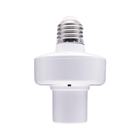 Adaptateur de douille pour ampoule intelligente Wi-Fi Tuya E27 avec prise universelle compatible Alexa Google Home, sortie USB 40W, application Smartlife
