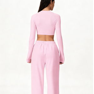Abbigliamento all'ingrosso <span class=keywords><strong>pantaloni</strong></span> larghi da <span class=keywords><strong>donna</strong></span> <span class=keywords><strong>pantaloni</strong></span> larghi da ginnastica <span class=keywords><strong>pantaloni</strong></span> larghi da allenamento <span class=keywords><strong>pantaloni</strong></span> larghi a vita alta - Product Image 4