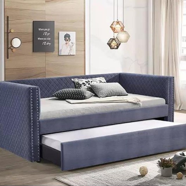 Trundle Set / Premium Wood Support / Daybed and Roll Out Trundle Bed  Accommodate Mattress