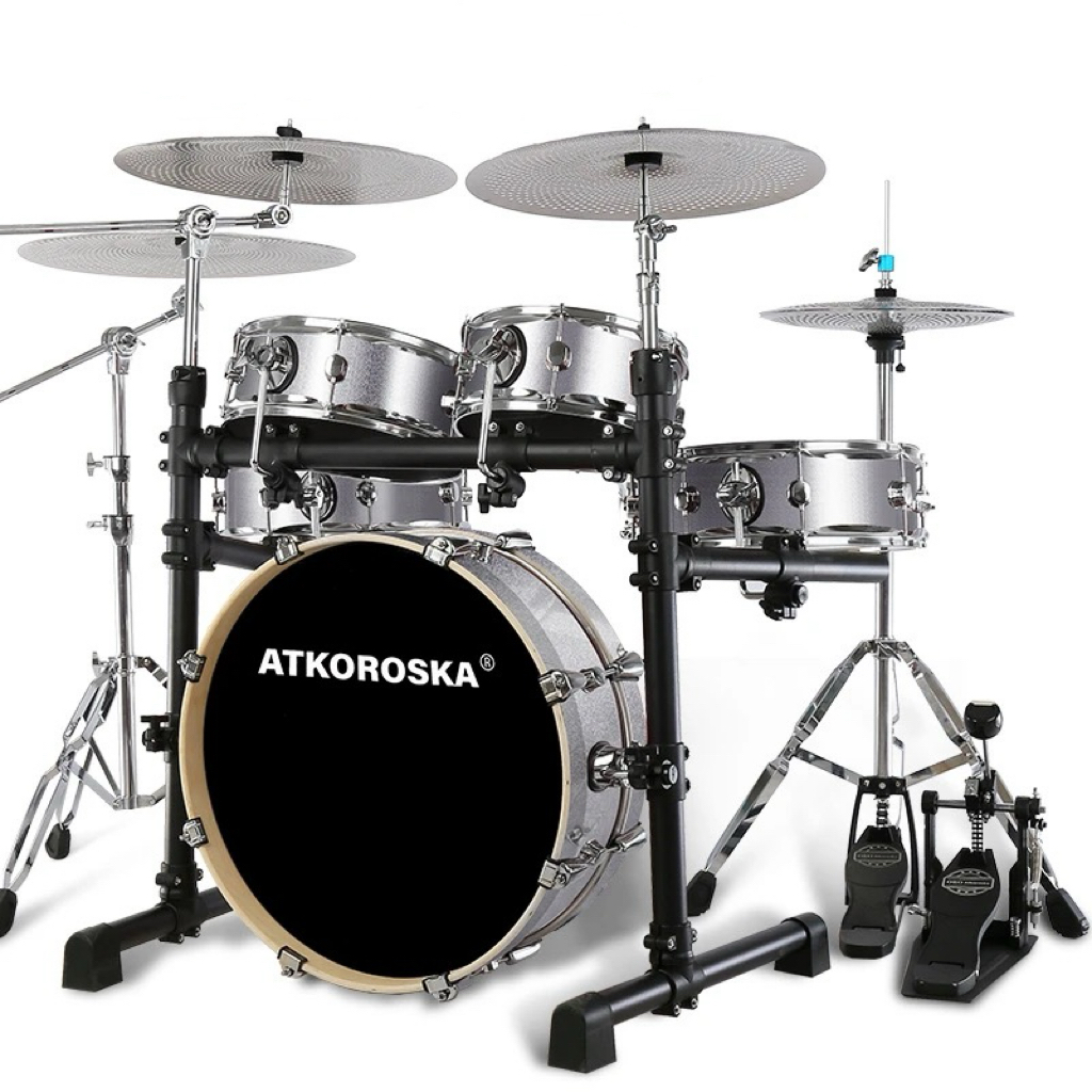 Gray + D60 Muted (5-Drum 4-Cymbal)