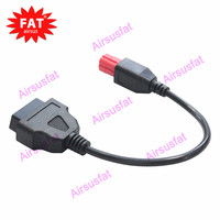 Cable de Diagnóstico OBD para Motocicleta, Cable Adaptador OBD2 de 6 Pines Compatible con Guzzi, Kawasaki, Suzuki, Yamaha, Piaggio, Vespa, Honda
