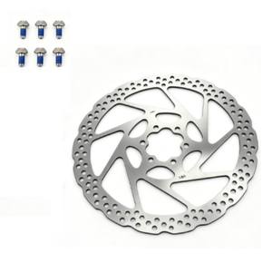 Rotor de Freio a Disco para E-<span class=keywords><strong>Bike</strong></span> 140mm 160mm 180mm com Pastilhas de Freio e Parafusos para E-<span class=keywords><strong>bike</strong></span>, Scooter e Bicicleta - Product Image 1