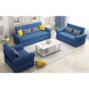 multifunctional can fold latex sitting and lying dual-use cloth art small family type web celebrity sofa bed