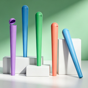 Vente en gros de tubes coniques en plastique à ouverture facile, taille <span class=keywords><strong>king</strong></span> <span class=keywords><strong>size</strong></span>, 118 mm, 120 mm, tubes d'emballage à ouverture facile - Product Image 2