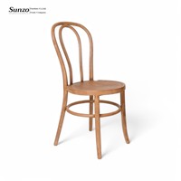 Chaises de salle à manger Thonet pour la location d'événements de mariage, chaise Thonet empilable en plastique avec protection UV pour restaurant