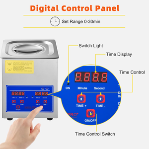 <span class=keywords><strong>Nettoyeur</strong></span> ultrasonique professionnel 2L 3L 6L 10L 15L 22L 30L avec minuterie numérique et chauffage - Product Image 2