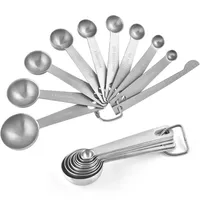 Cuillère à mesurer en métal durable et respectueuse de l'environnement de 5ml/7.5ml/10ml/15ml pour la cuisson en cuisine utilisée pour mesurer le poids