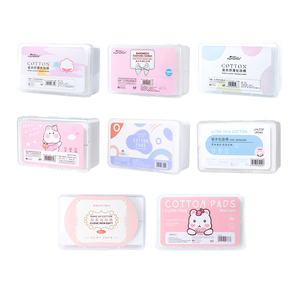 LMLTOP, venta al por mayor, 1000 Uds., almohadillas desechables de algodón no tejido para desmaquillador de uñas faciales, almohadilla cosmética fina para Spa - Product Image 2