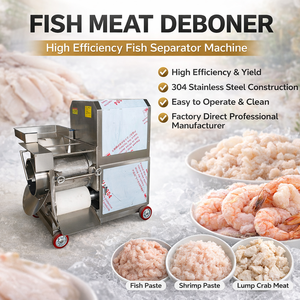 Máquina Separadora de Carne de Pescado, Extractor de Carne de Camarón, Separador de Carne de Cangrejo, Máquina Procesadora de <span class=keywords><strong>Dedos</strong></span> de Pescado, Equipo de Recolección de Carne de Mariscos - Product Image 1