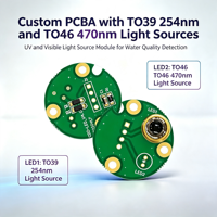 Custom UV LED Purple Detection Instrument Remote Control DC 12V 1-Year Warranty for COD Nitrate Other Parameters (230-320nm