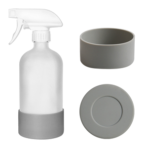 Vaporisateur rond en verre Boston givré transparent de 16oz pour huiles essentielles Solutions de nettoyage pour plantes - Product Image 6