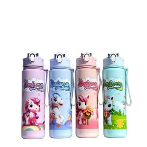 Gobelet isotherme en plastique My Little Pony pour enfants, avec poignée en corde, design haut de gamme, grande capacité, pour hommes et femmes - Product Image 6
