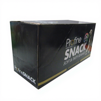 Support d'affichage alimentaire en carton rigide recyclable pour supermarché avec laminage mat et revêtement UV