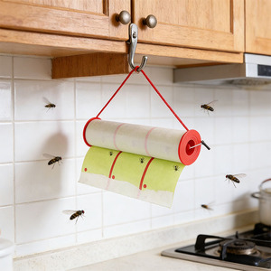 Rouleau anti-mouches jetable pour extérieur |   Ruban adhésif simple face en vrac pour ferme et étable - Product Image 6