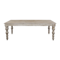 Table à manger en bois massif, meubles de qualité supérieure pour salle à manger, maison, restaurant, café, hôtel et décoration intérieure de luxe
