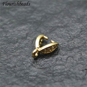 Pince à breloques en cuivre plaqué or, perles <span class=keywords><strong>de</strong></span> bail, graines <span class=keywords><strong>de</strong></span> <span class=keywords><strong>melon</strong></span>, boucle, pendentif plaqué or, clips pour la fabrication <span class=keywords><strong>de</strong></span> bijoux DIY - Product Image 5