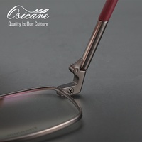 Osicare – Lunettes de vue en titane de haute qualité pour hommes, montures optiques de style designer, personnalisables avec logo, pour un usage quotidien