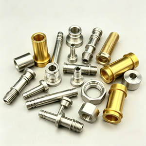 Custom OEM Flanges <b>Machine</b> Parts Factory CNC Machined Milling Aluminum Anodizing 6061 Socket Adapter Stainless Steel - Product Image 1