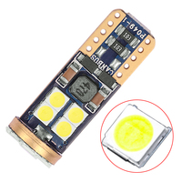 Ampoules LED Canbus 3030 10SMD pour l'intérieur de la voiture, 12V 3W T10, éclairage automobile lumineux, lumières pour véhicules
