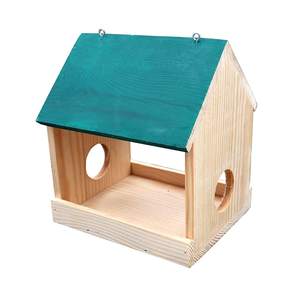 Tempat Makan Burung Kayu Solid JX Outdoor, dengan Desain Elegan, Kapasitas Cukup, Kokoh dan Tahan Lama, serta Harga Terjangkau - Product Image 2