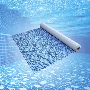 Revestimiento Flexible para Piscina Marazual, Mosaico Azul, PVC Duradero, Rectangular, para Piscinas Elevadas e Inflables, Seguro y Cómodo - Product Image 2