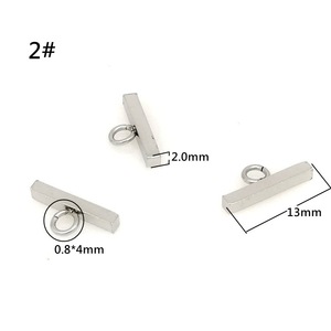 Anno Jewelry Stainless Steel <b>T</b>-<b>Bar</b> Clasps For Bracelet Necklace DIY Jewelry Findings 3mm 4mm 5mm 6mm 8mm 10mm - Product Image 3