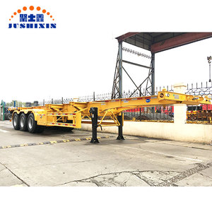 2018 Semi remolque 2/<span class=keywords><strong>3</strong></span> eje esqueleto 20ft envío remolque contenedor - Product Image 2